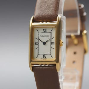 Yves Saint Laurent Tank Watch - Etsy