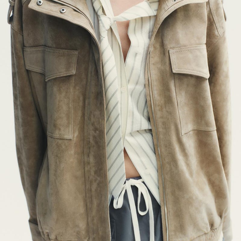 Women's Suede Blazer - Stylish and Chic Outerwear