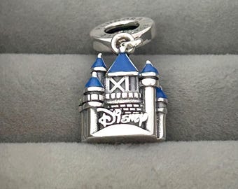 Pure silver s925 Dream Castle Charm Bead Pendant suitable for European Pandora Bracelet