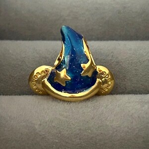 Gold plated Mickey Mouse Sorcerer's Hat Charm Bead Pendant for European Pandora Bracelets image 4