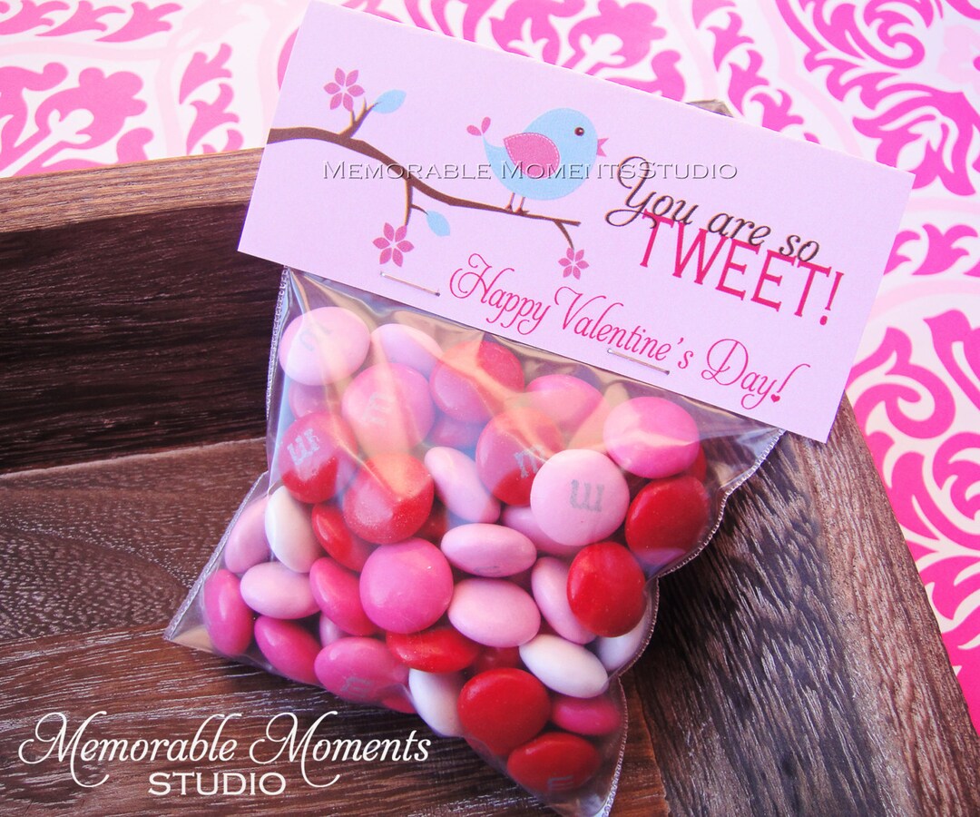 INSTANT DOWNLOAD Printable Candy Bag Labels Happy Etsy