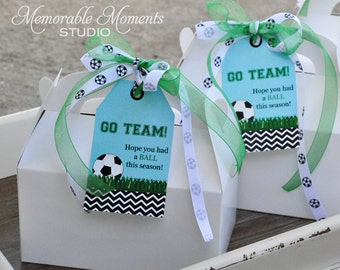 PRINTABLE FAVOR TAGS Soccer Party Collection - Memorable Moments Studio