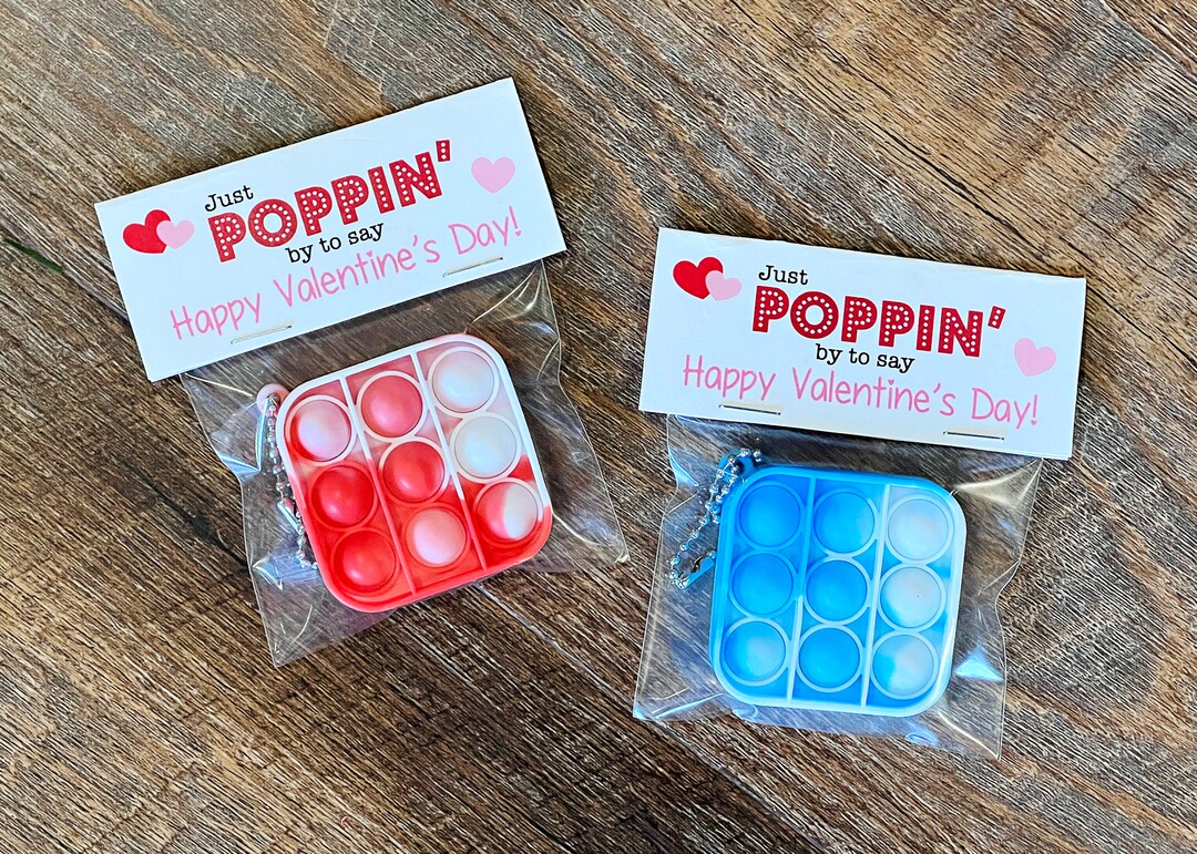 10 POP IT Valentines POPPIN' by to Say Happy Etsy