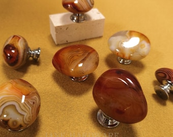 Natural Irregular Agate Drawer Knobs: Mini Special Texture Stone Dresser Pull,Home Decor Knob