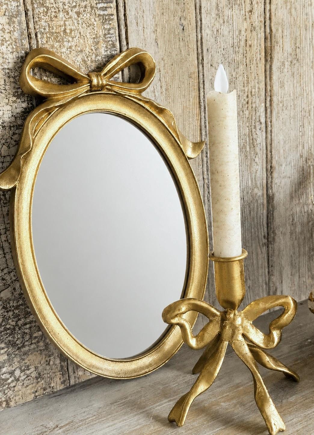 French Ribbon Mirror - Etsy