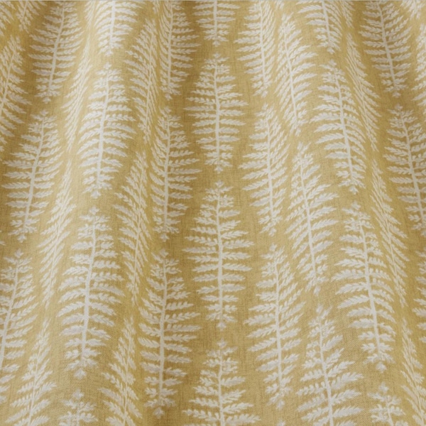 Morris Leaf Pillow Cover: Botanical Linen Lumbar Pillow