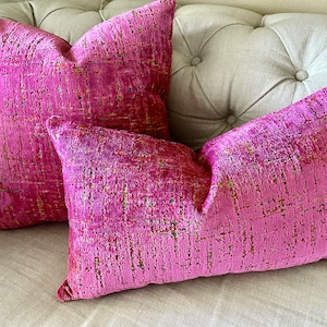 Fuschia Accent Pillows Etsy