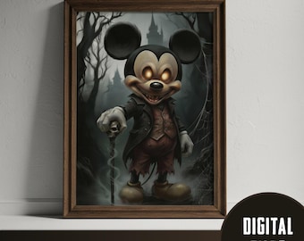 不気味なミッキーマウス - Etsy 日本