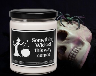 Bougie de chaudron de sorcière | Parfum d'Halloween effrayant