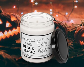 Black Magic Scented Candle | Crystal Ball, Witchy Gothic Decor
