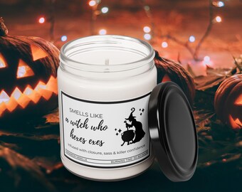 Witch Hexes Exes Duftkerze Sojakerze: Lustiges Rache Geschenk