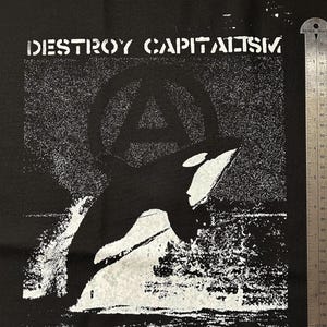 ORCA BACKPATCH vernietig het kapitalisme boot voor boot splash splash