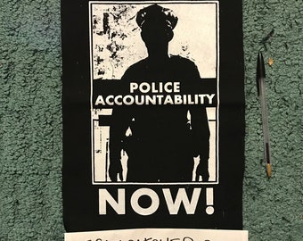BACKPATCH Police Accountability its much bigger than the smaller one WHOA figure that out