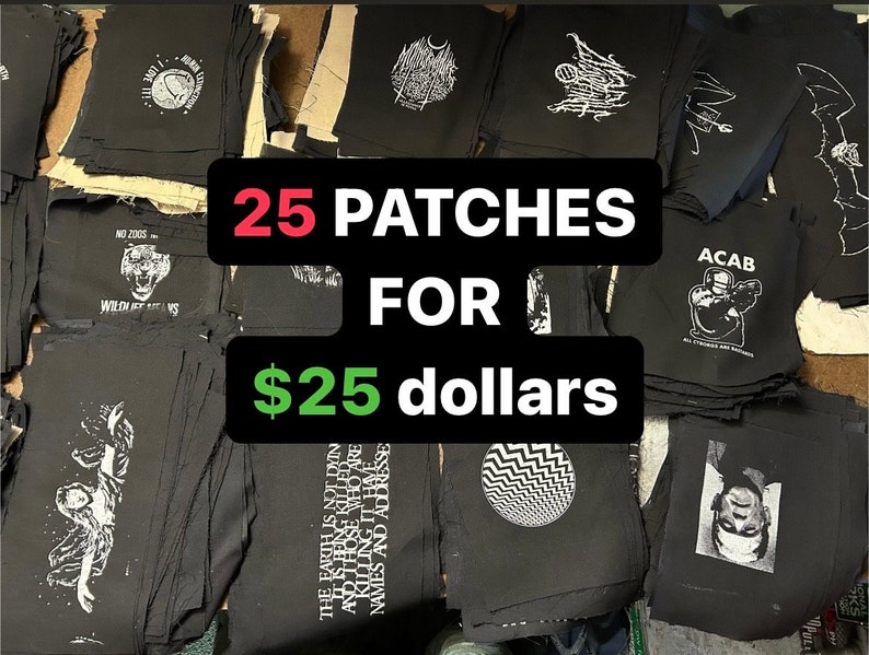 MEGA DEAL 25 patches for only 25 dollars exclamation point image 1