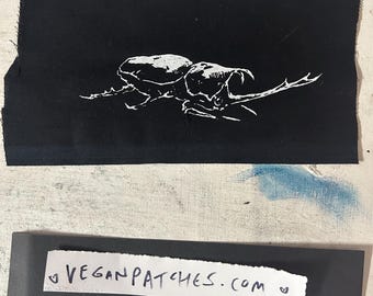 RHINO BEETLE PATCH you love bugs just admit it