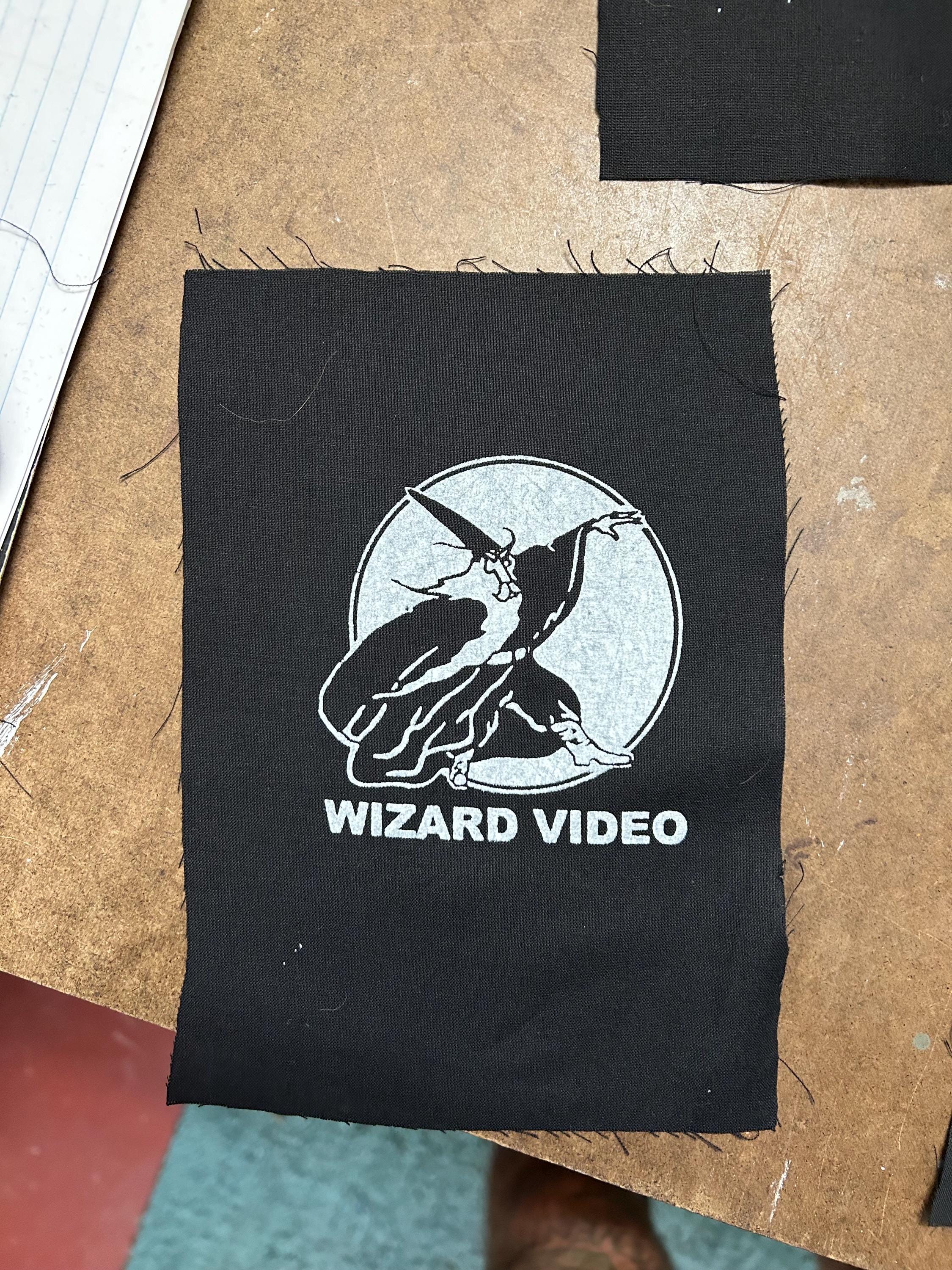 HORROR PATCH Wizzard Vid Logo VHS Pride - Etsy