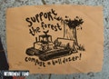 Support the forest COMPOST A BULLDOZER patch direct action environment vegan nature is great