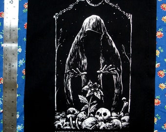 WITCH mother nature as a witch BACKPATCH nature cults unite punk eerie and neat