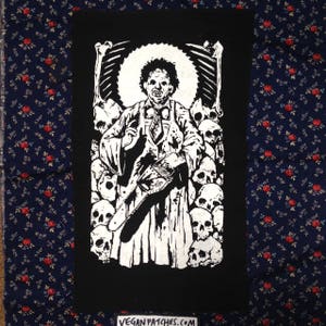 CHAINSAW SAINT BACKPATCH well sorta I mean its big but not like huge huge