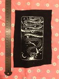 SNAKE astral tarot card PATCH the slithering fate comes down from on high my friends