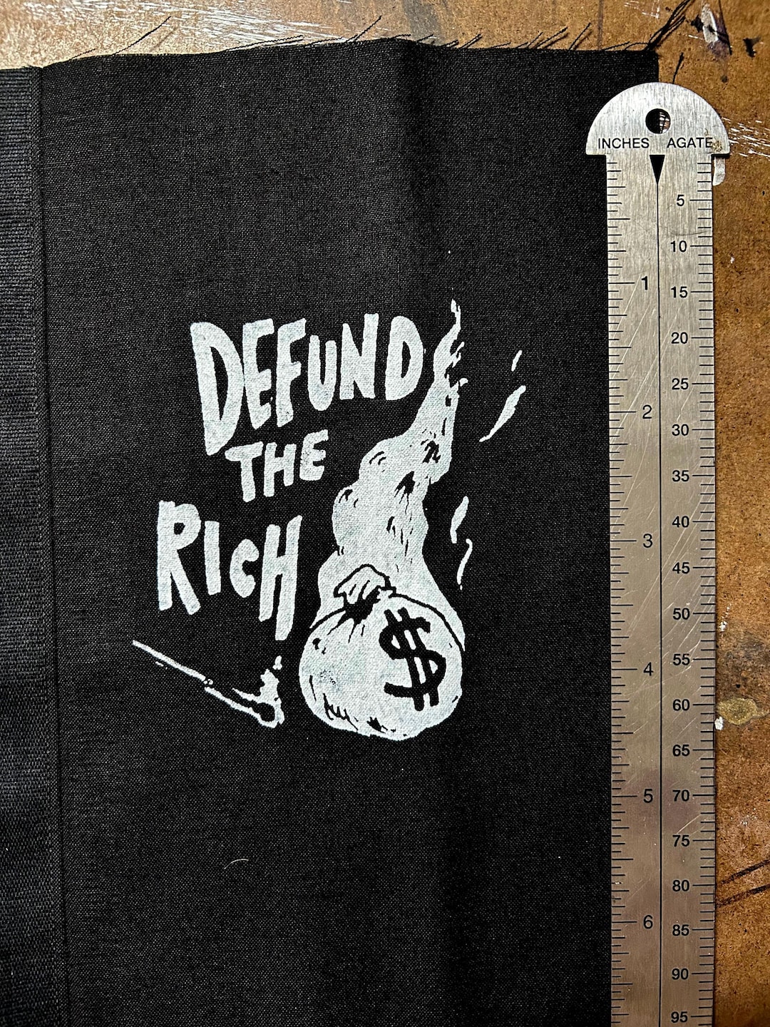 DEFUND THE RICH Patch on the Nose And, Well, I Can't Get Behind a ...