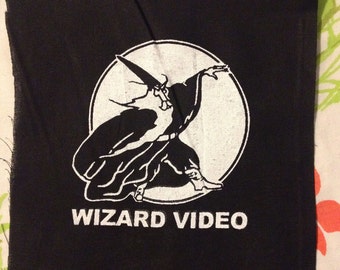 HORROR PATCH wizzard vid logo VHS pride