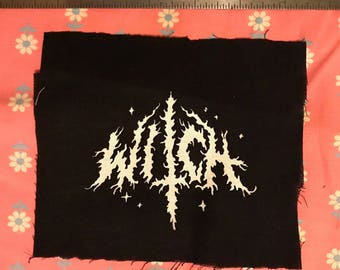 WITCH METAL patch so simple and yet I hadn't drawn it until like a week ago