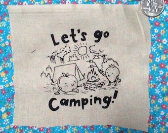 CUTE PATCH lets go camping