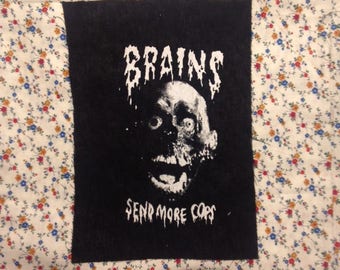 BRAINS zombie PATCH send more cops