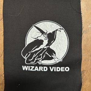 HORROR PATCH wizzard vid logo VHS pride