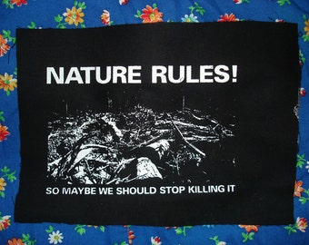 Nature Rules Aufnäher / Patch
