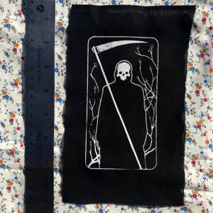 TODES Tarot Karte PATCH ooh so krass und gruselig und sehr Bergman esque