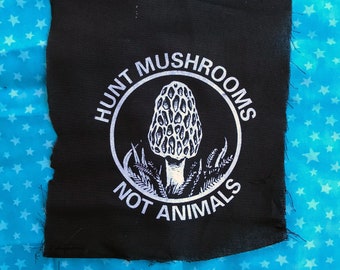 HUNT MUSHROOMS not animals PATCH