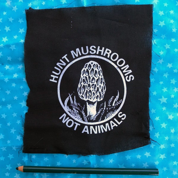 HUNT MUSHROOMS not animals PATCH