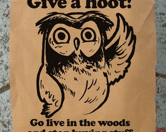 Give a Hoot PATCH owls rule so does changing your life