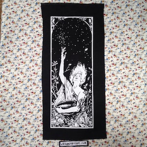 WITCH BACKPATCH the star thrower aka the witch of the summer solstice