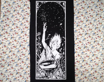 WITCH BACKPATCH the star thrower aka the witch of the summer solstice