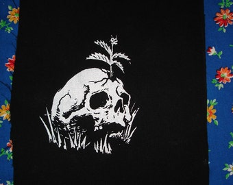 skull growing a plant PATCH