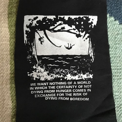 May 1968 patch punk radical anarchist situationist