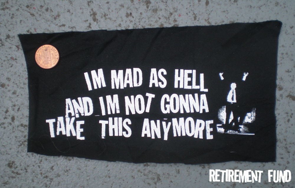 Net worthk Movie MAD AS HELL patch