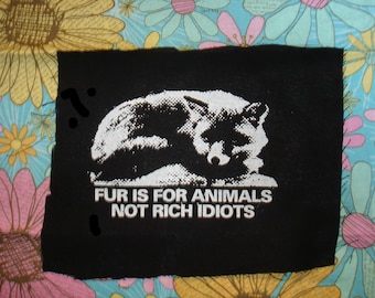 Fur is for animals Patch
