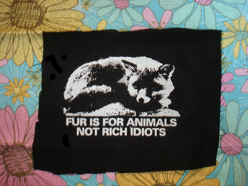 Fur is for animals Patch photo