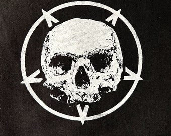 SKULL with that pentagram thing behind it PATCH