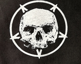 SKULL with that pentagram thing behind it PATCH