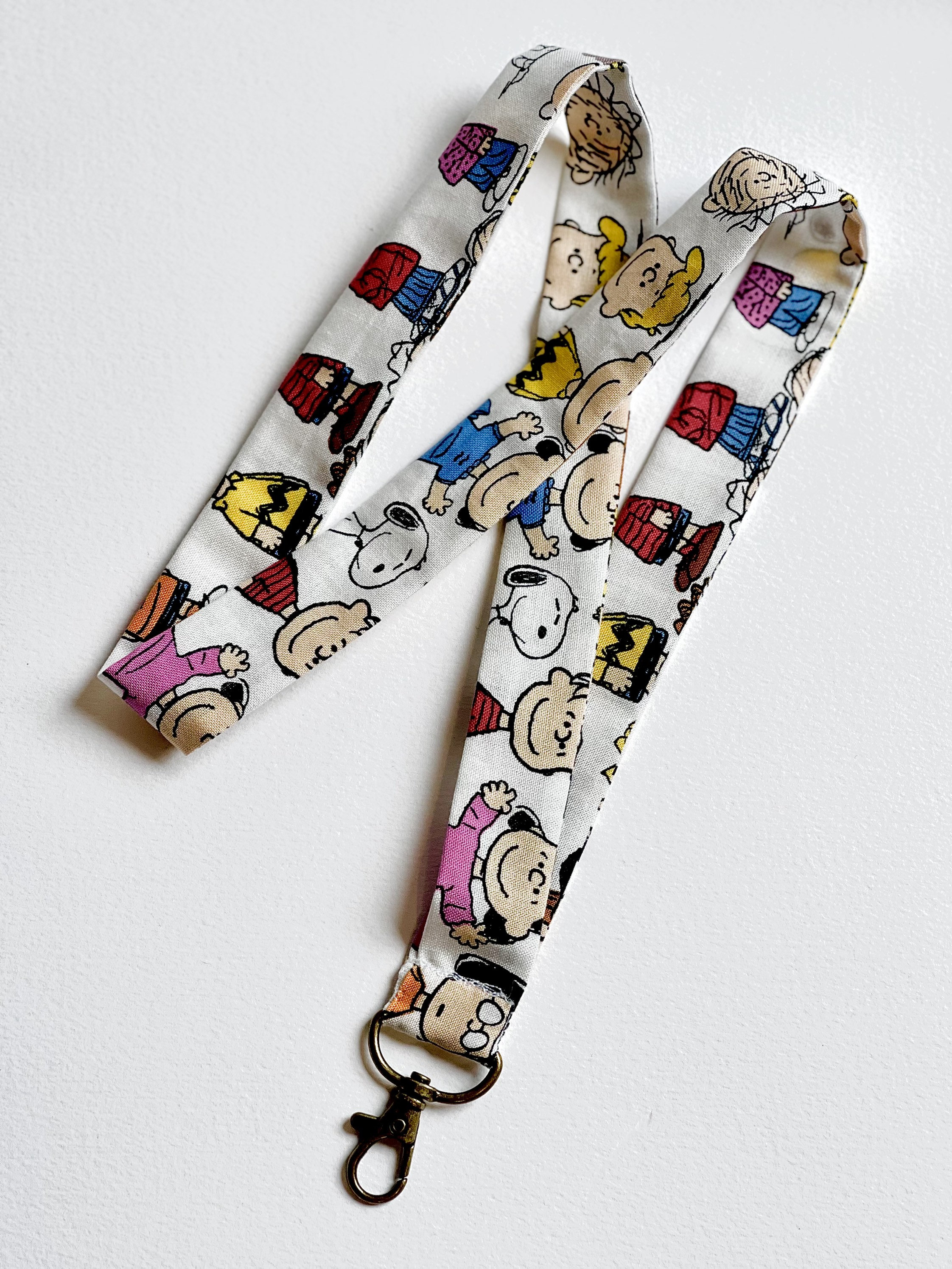 Charlie Brown Lanyard Snoopy Lanyard Peanuts Gang Lanyard for an ID ...