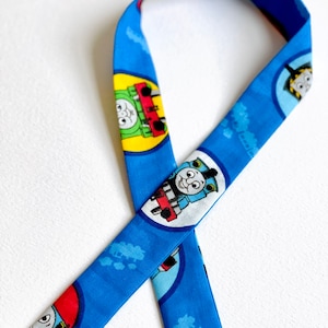 Thomas the train lanyard for ID badge or keychain wristlet