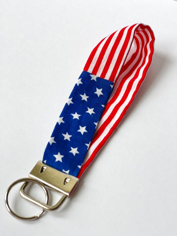 American Flag Lanyard for Masks or ID Badge or Keychains Etsy
