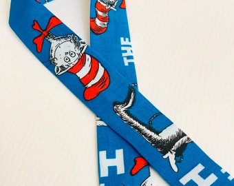 The cat in the hat lanyard for masks or ID badge lanyard or keychains