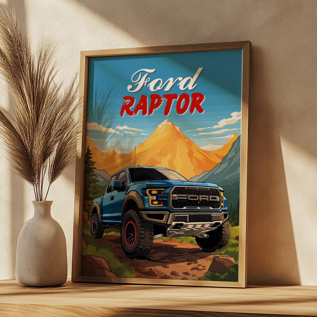 Póster de Ford Raptor / Impresión artística de pared de camión ...