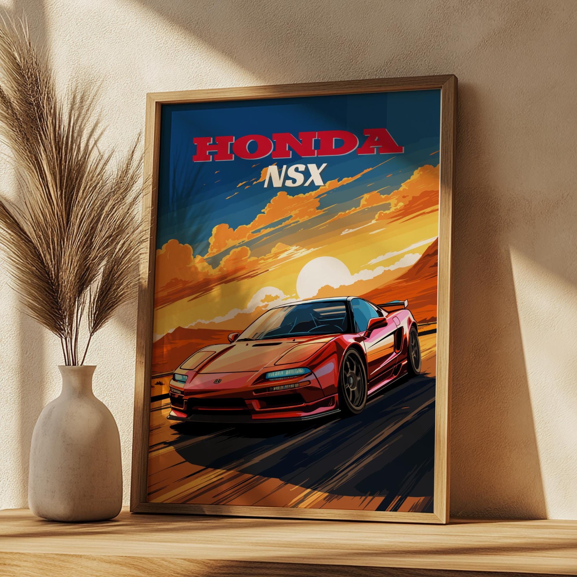 Honda Nsx Poster - Etsy